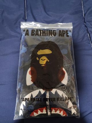 Camiseta Bape Camuflaje Azul Talla XL