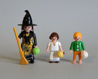 Playmobil Bruja con Hansel y Gretel CUSTOM
