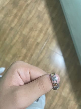 Anillo Tous Oso Plata Blanco