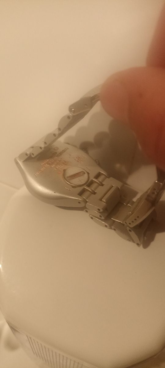 Reloj Swatch Irony Cronógrafo Negro/Plateado