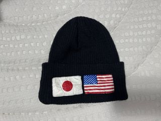 Gorro New Era Negro Parches Japón y USA