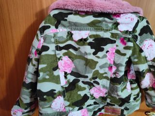 Giubbottino bimba fantasia floreale camouflage