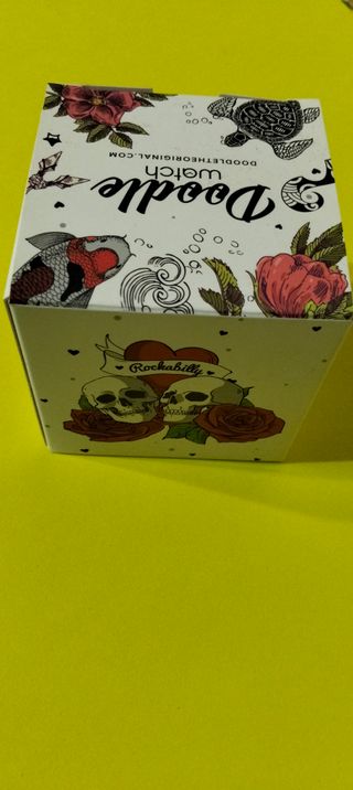 Orologio Doodle watch con stampa pavone