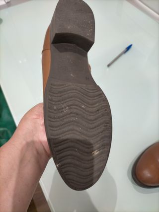 Botines piel mujer tacón medio talla 39