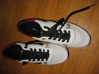 Zapatillas Manila Grace Blancas y Rojas