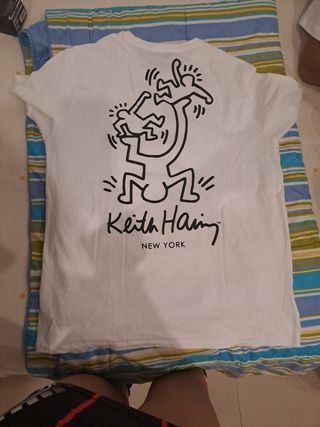 Camiseta blanca hombre con dibujo