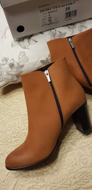Botines tacon Gino Rossi marrones