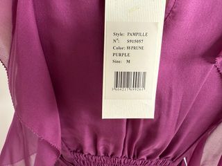 Vestido fiesta Derhy morado/violeta NUEVO