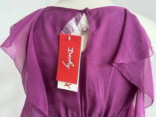 Vestido fiesta Derhy morado/violeta NUEVO