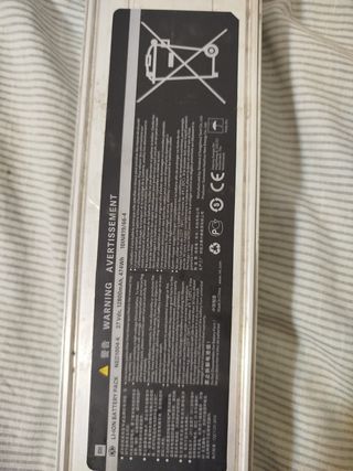 Batería Patinete Eléctrico Xiaomi Pro 12.8Ah 36V