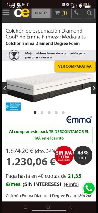 Colchón Matrimonio