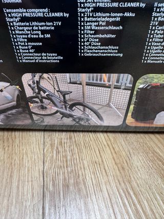 Pistola Hidrolimpiadora STARLYFT Recargable