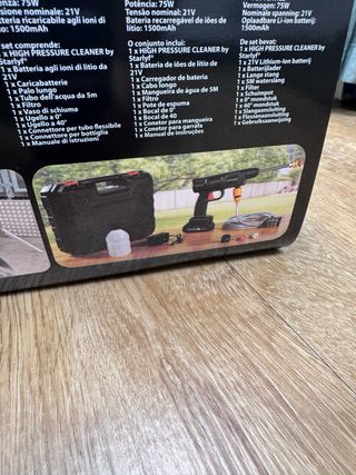 Pistola Hidrolimpiadora STARLYFT Recargable