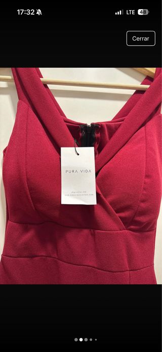 Vestido de fiesta rojo