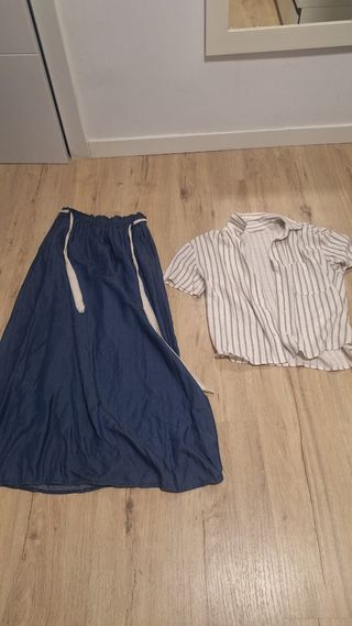 Lote 3 prendas: negro, gris, rosa