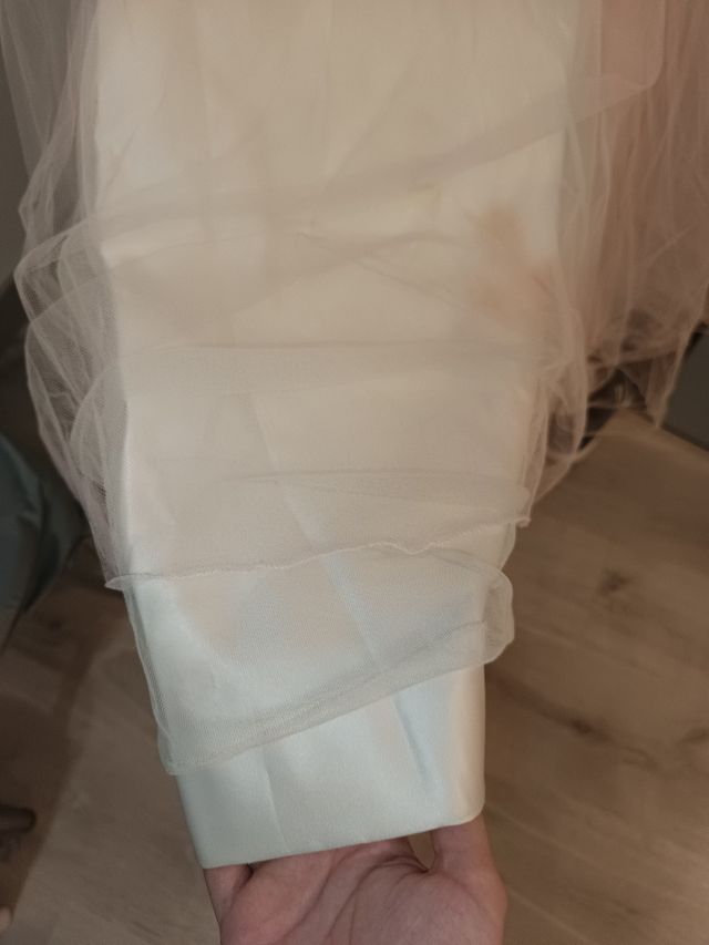 Vestido tul rosado y lentejuelas