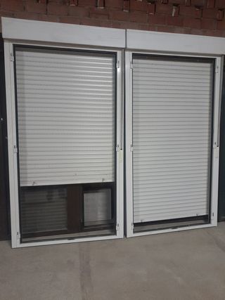 Balcones aluminio 120x210 cm con persiana