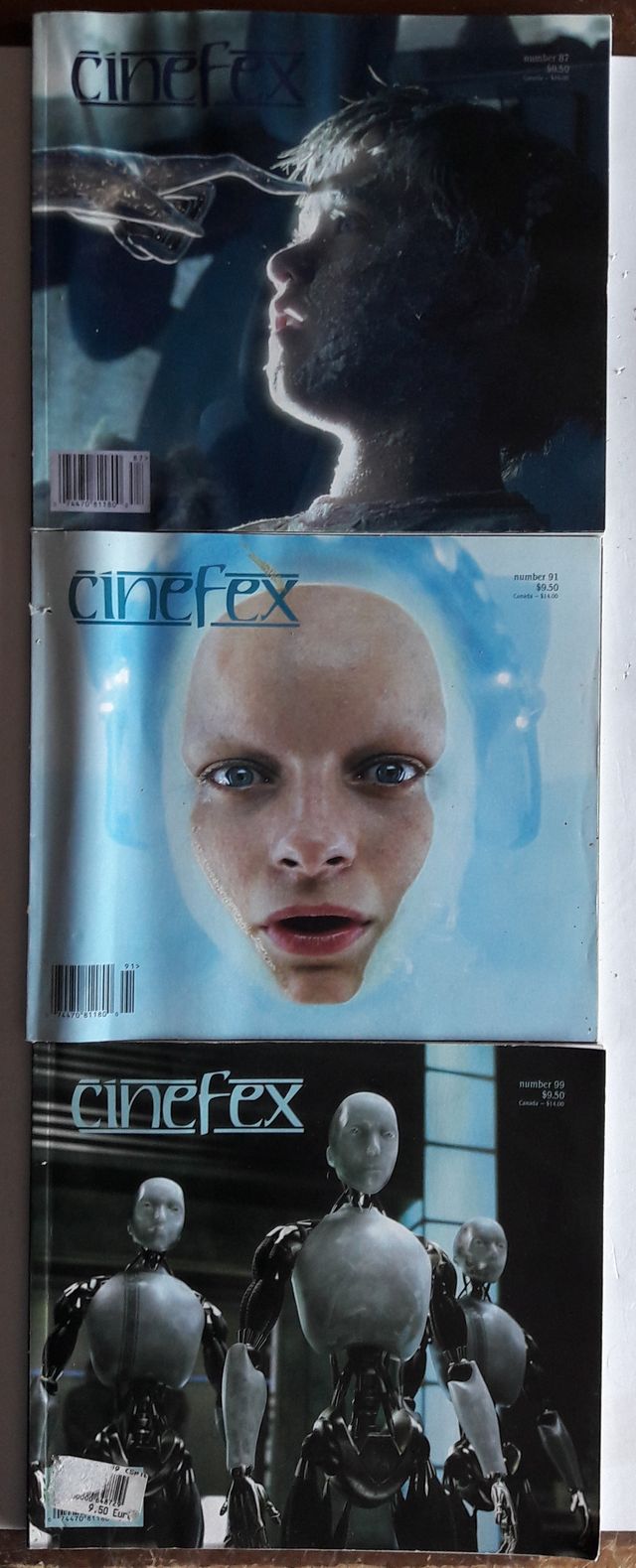 7 Revistas Cinefex en Inglés