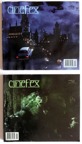 7 Revistas Cinefex en Inglés