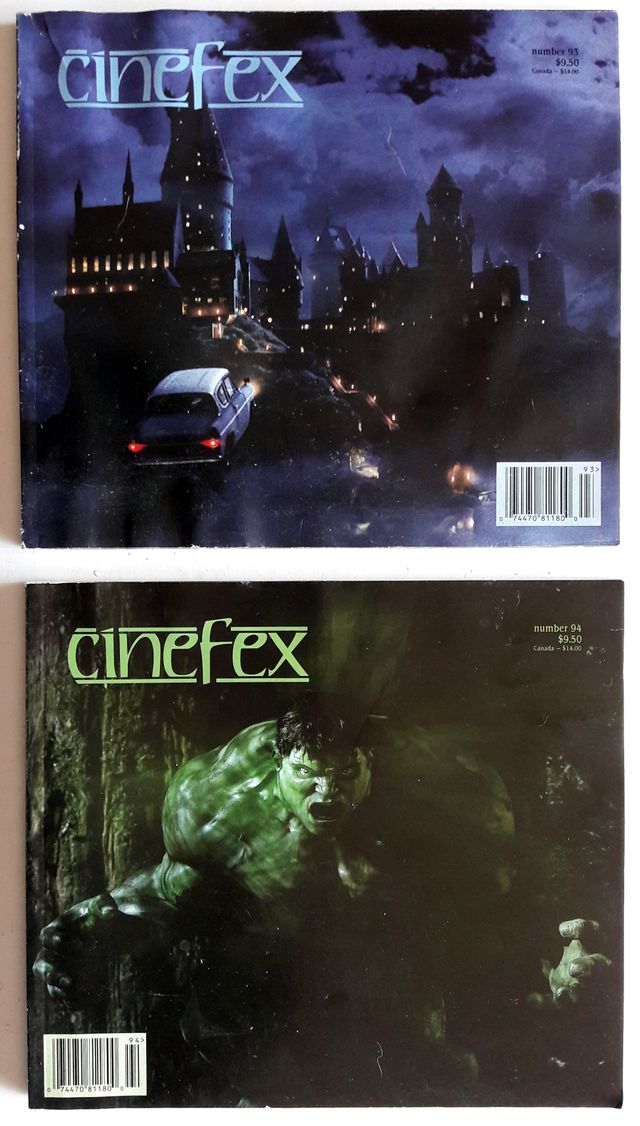 7 Revistas Cinefex en Inglés