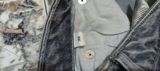 Falda vaquera gris midi. XS. Nueva con etiquetas