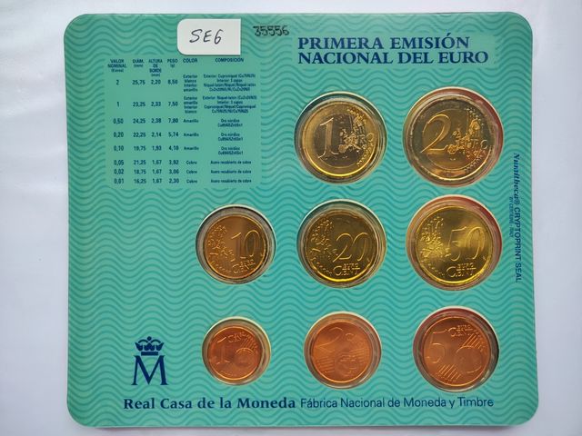 Primera emisión nacional del euro año 2000