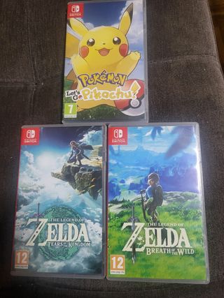Nintendo Switch: Pokémon Let's Go Pikachu! y Zelda