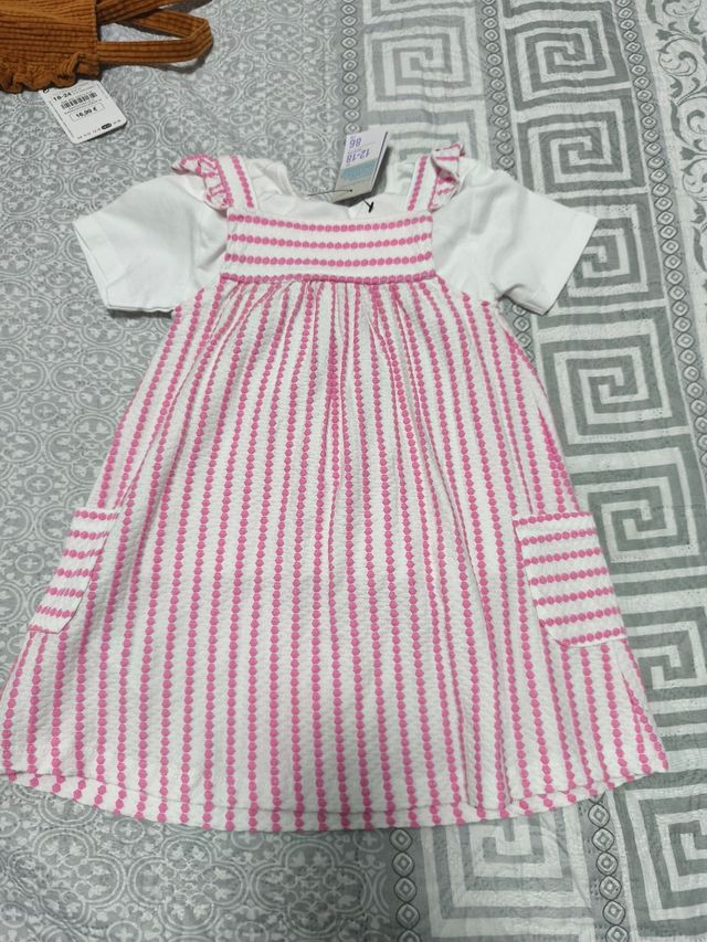 Conjunto Minnie y Vestido Floral Niña