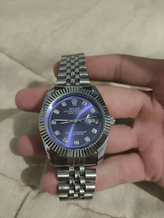 Rolex Datejust Azul Diamantes