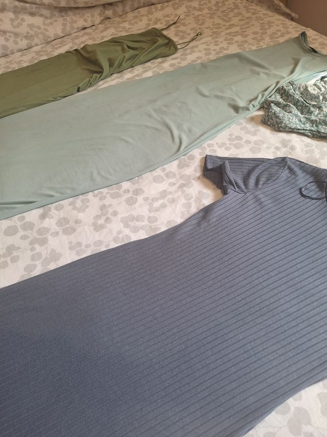 Lote 3 vestidos largos mujer talla única