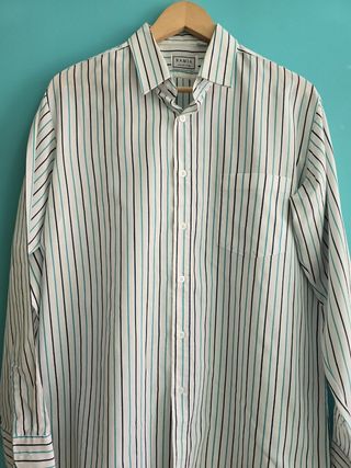 Camisa  de hombre de rayas RAMIA .Talla 41
