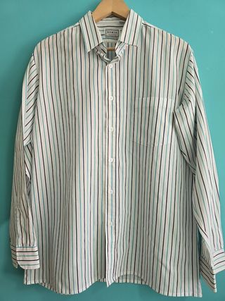 Camisa  de hombre de rayas RAMIA .Talla 41