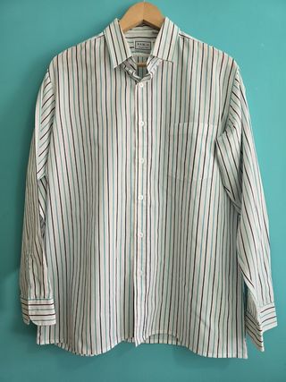 Camisa  de hombre de rayas RAMIA .Talla 41