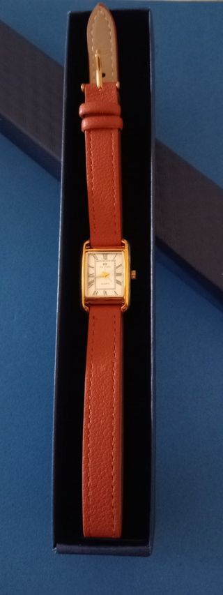 Reloj Bee Sister doble correa marrón