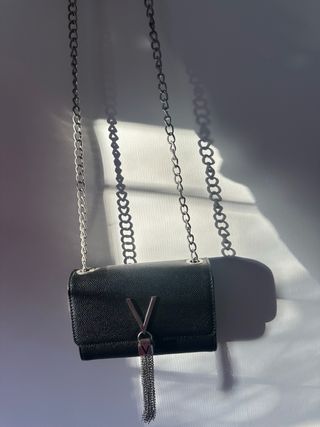 Bolso Valentino Negro y Plateado