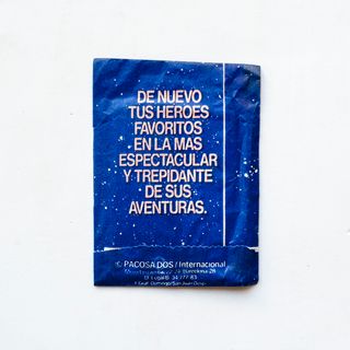 1983 Sobre Cromos El Retorno del Jedi - SELLADO!