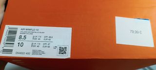 Nike Winflo 10 Hombre Running Azul Marino Talla 42