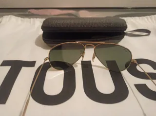 Gafas de sol Ray-Ban Aviator doradas
