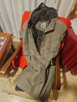 Chaquetón Roxy verde talla L