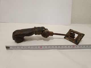 Aldaba / Llamador de Puerta Antiguo Hierro