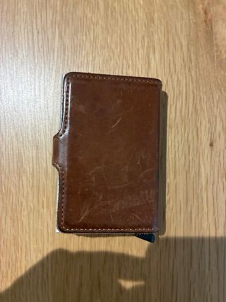 Cartera Secrid Marrón de cuero