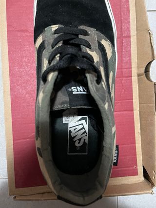 Scarpe Vans camouflage e nere