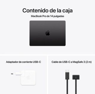 MacBook Pro 14 M4 Pro 24Gb 512Gb 16-Core GPU Negro