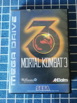 ÁLVARO MEGADRIVE MORTAL KOMBAT 3 ORIGINAL 
