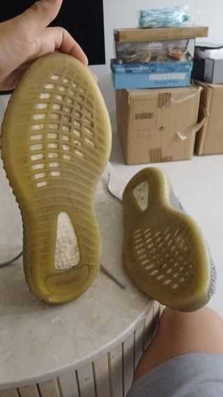 Adidas Yeezy 350 Boost Gris Naranja