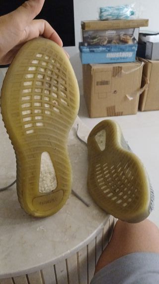 Adidas Yeezy 350 Boost Gris Naranja