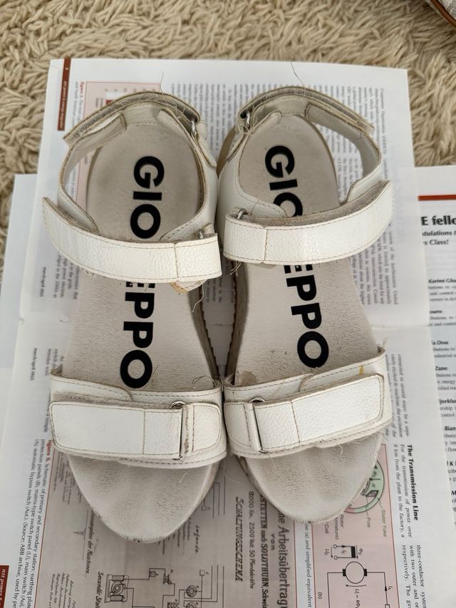 Sandalias Giossepo Mujer Blancas