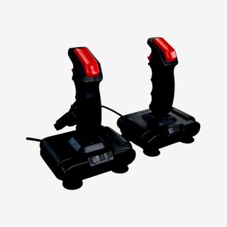 2X Joystick Vintage  Quickshot Videojuegos 