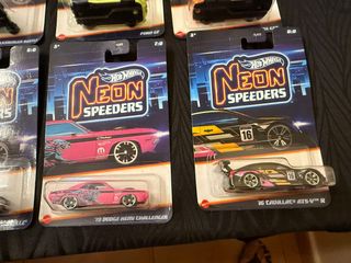Colección Hot Wheels Neón Speeders Completa