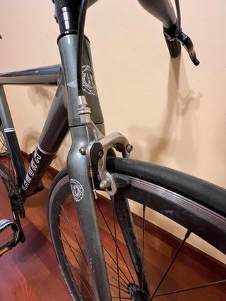 Bicicleta Fixie LAMONA Stellar Gris-Negra